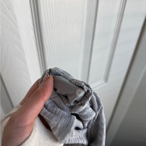 LULULEMON Wunder Under Leggings High Rise 7/8 Tight Gray Alpine White W5AT5S 8 - Picture 7 of 8